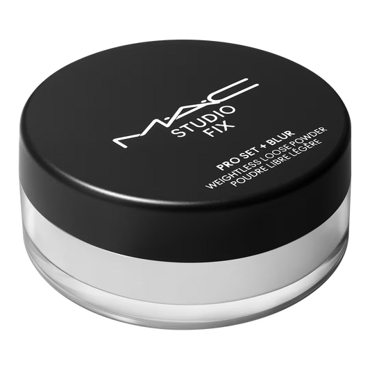 MAC Polvo Suelto Matificante Ultra Ligero con Efecto Difuminador Studio Fix Pro Set + Blur
