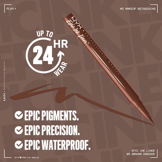 Delineador Líquido Impermeable NYX Epic Ink Liner