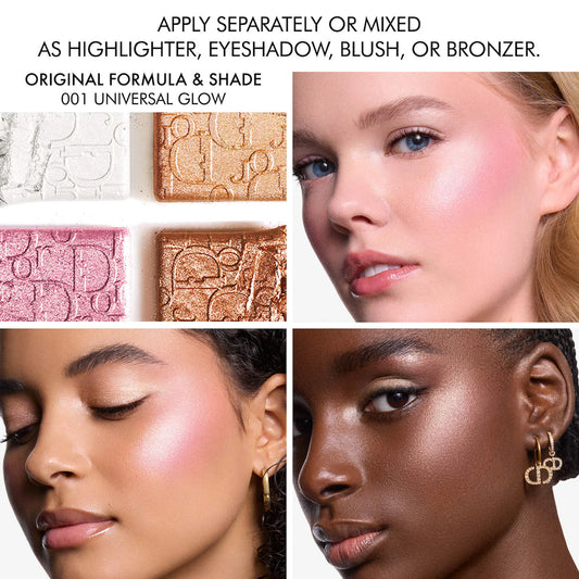 Paleta de Iluminadores Backstage Glow Face Palette – Dior