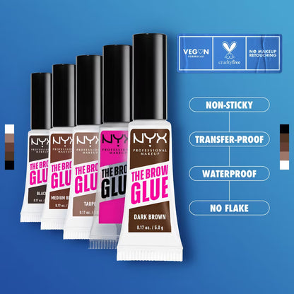 NYX Gel Fijador de Cejas con Efecto Laminado The Brow Glue