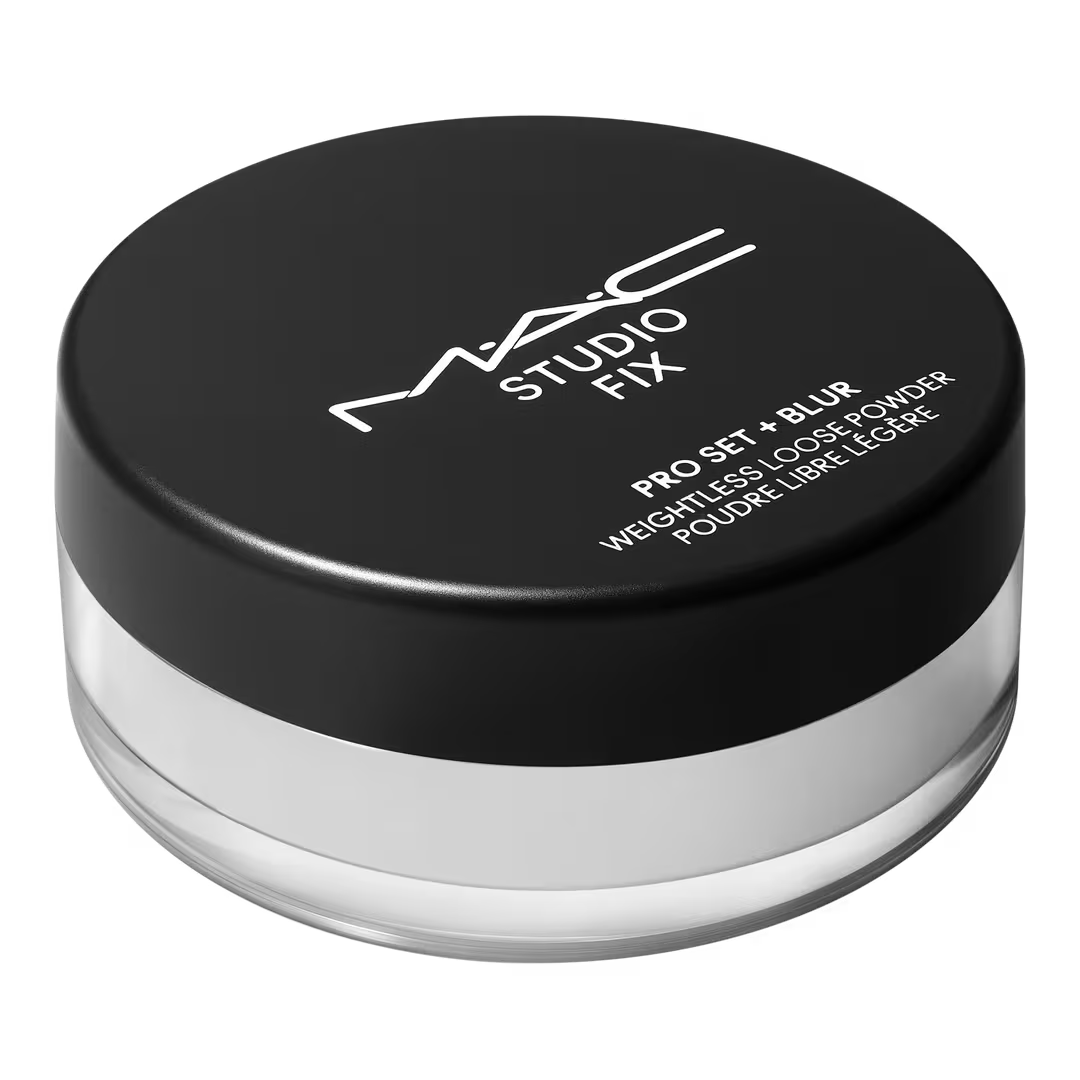 MAC Polvo Suelto Matificante Ultra Ligero con Efecto Difuminador Studio Fix Pro Set + Blur