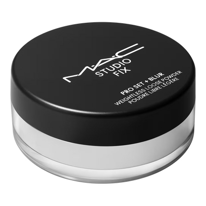 MAC Polvo Suelto Matificante Ultra Ligero con Efecto Difuminador Studio Fix Pro Set + Blur