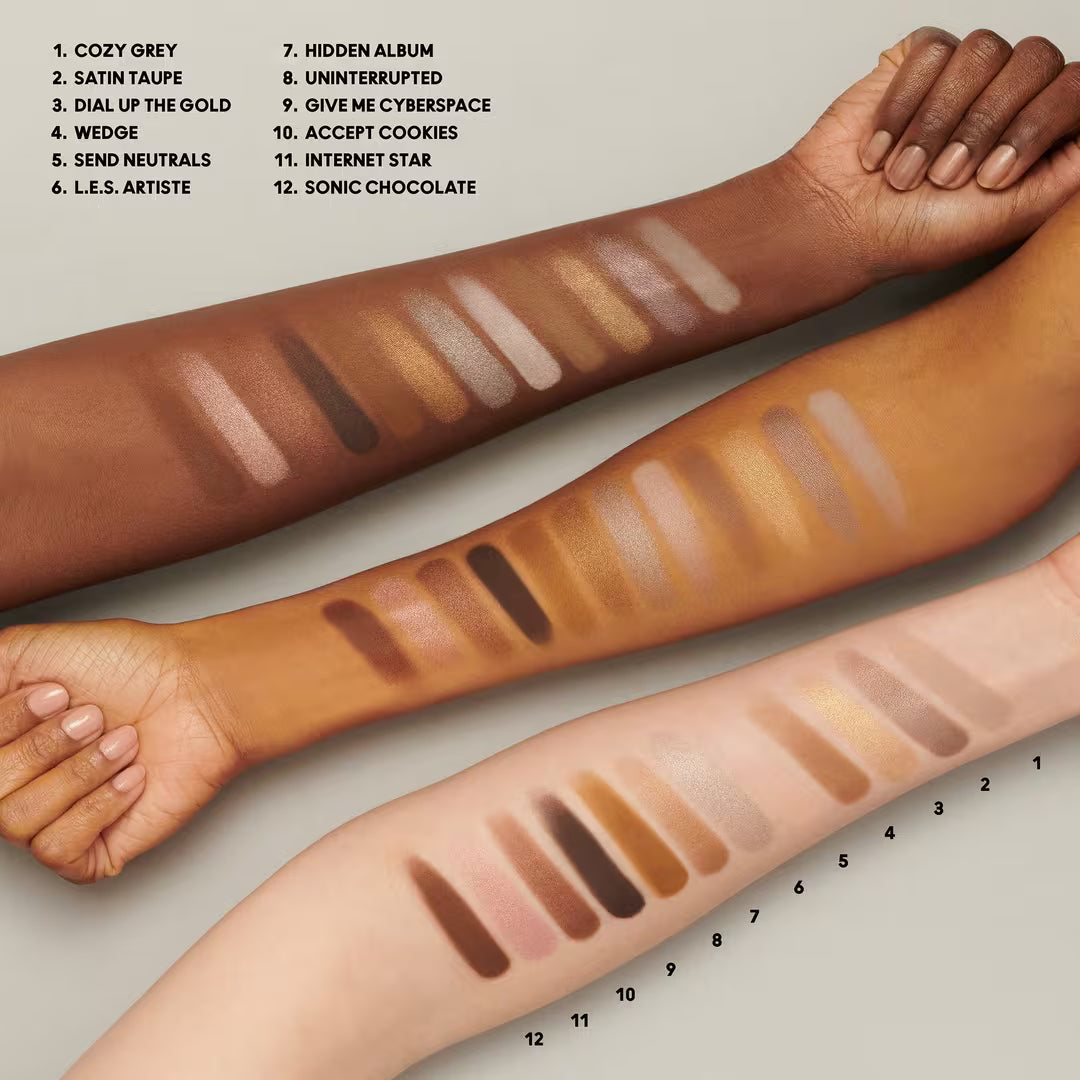 MAC Cosmetics Paleta de Sombras de Alta Pigmentación Connect In Colour Unfiltered Nudes