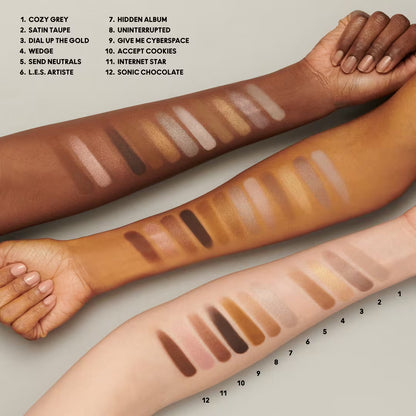 MAC Cosmetics Paleta de Sombras de Alta Pigmentación Connect In Colour Unfiltered Nudes