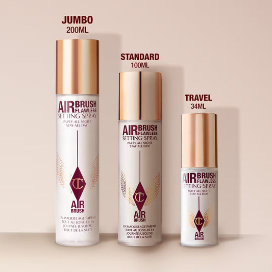 Charlotte Tilbury Bruma Fijadora Hidratante e Impermeable Airbrush Flawless