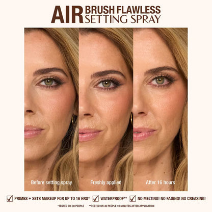 Charlotte Tilbury Bruma Fijadora Hidratante e Impermeable Airbrush Flawless