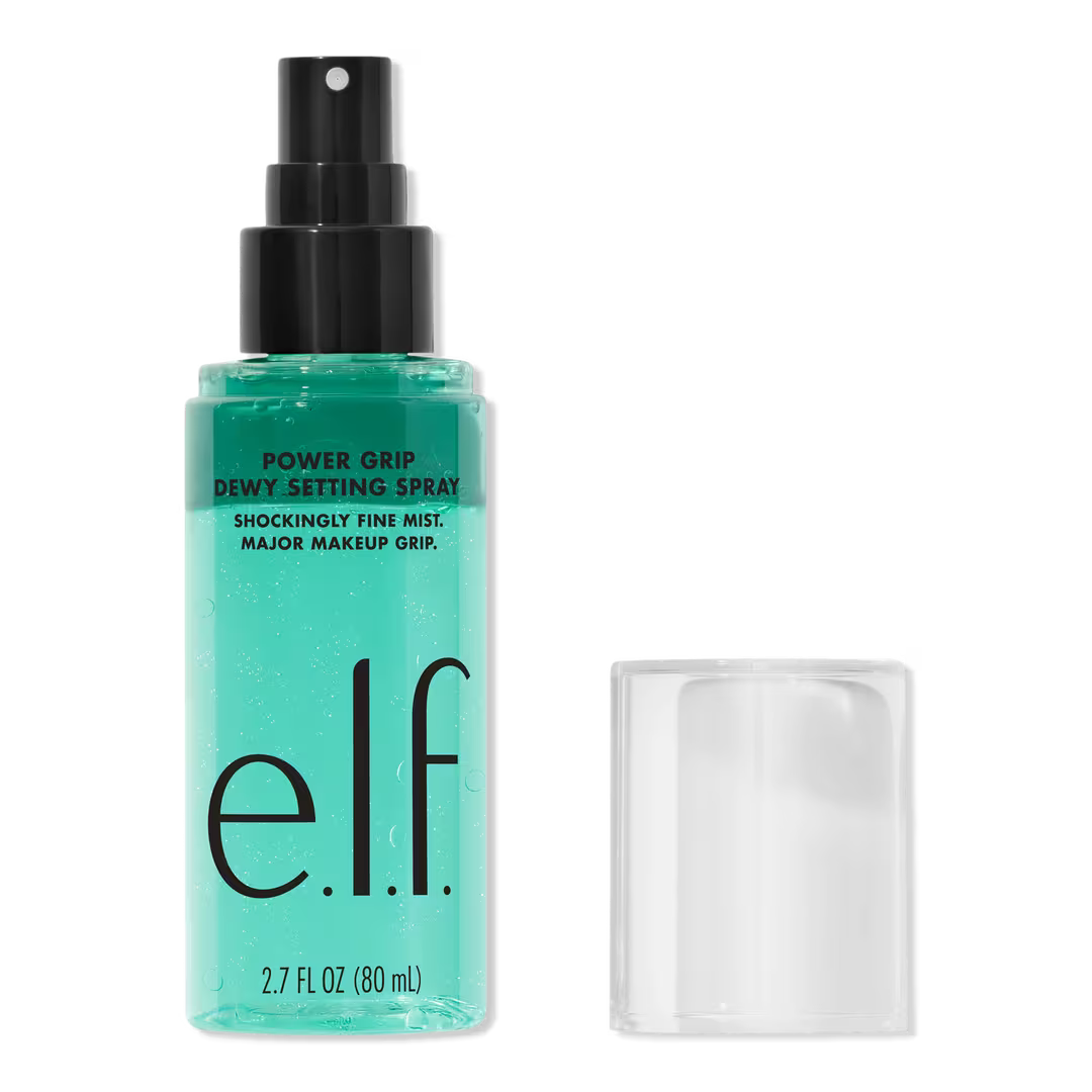 e.l.f. Cosmetics Spray Fijador Bifásico de Maquillaje Efecto Luminoso Power Grip