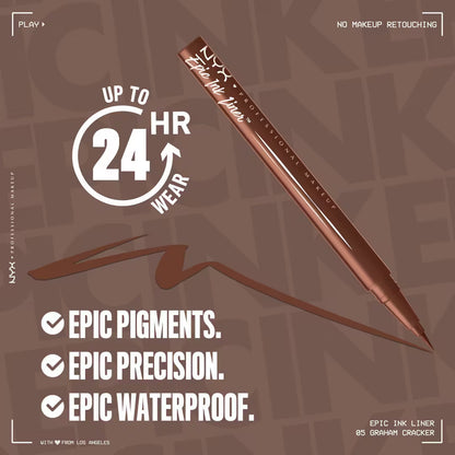 Delineador Líquido Impermeable NYX Epic Ink Liner