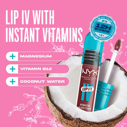 Tinta en Brillo Hidratante Lip IV Hydrating Gloss Stain – NYX Professional Makeup