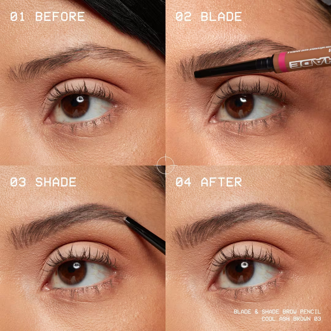 NYX Lápiz Mecánico para Cejas de Alta Precisión Blade and Shade Nano Brow