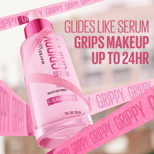 Maybelline New York Pre-Base de Maquillaje Híbrida en Suero de Alta Adherencia Grippy Serum Primer
