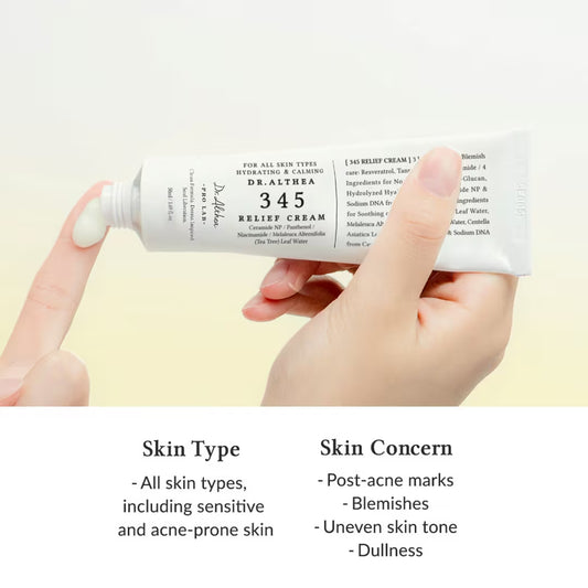 Dr. Althea Crema Facial Calmante y Regeneradora 345 Relief Cream