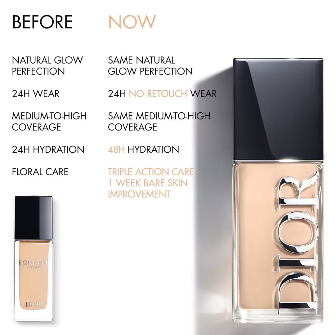Dior Base de Maquillaje Fluida Luminosa de Larga Duración Forever Skin Glow