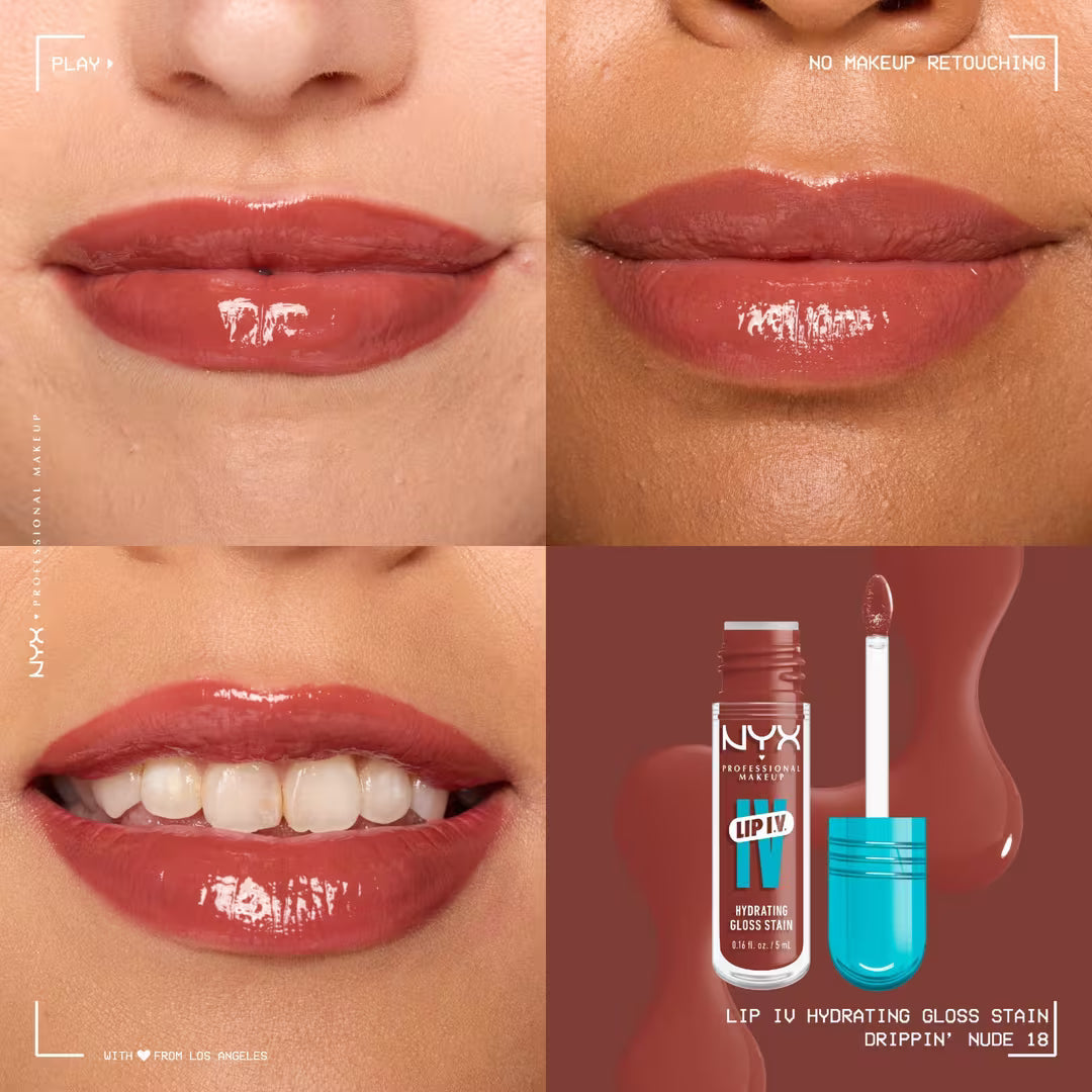 Tinta en Brillo Hidratante Lip IV Hydrating Gloss Stain – NYX Professional Makeup