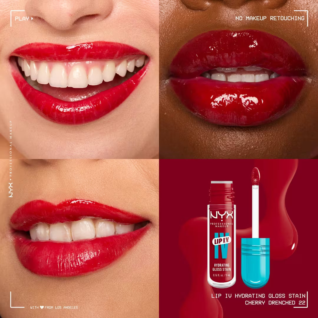 Tinta en Brillo Hidratante Lip IV Hydrating Gloss Stain – NYX Professional Makeup