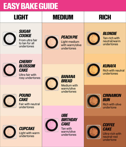 Polvo Suelto Traslúcido Easy Bake – Huda Beauty